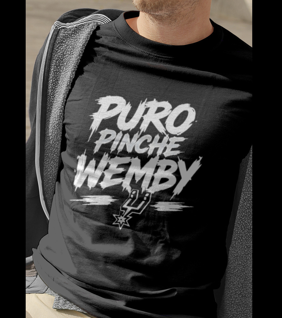 Puro Pinche Wemby San Antonio Spurs Basketball T-Shirt