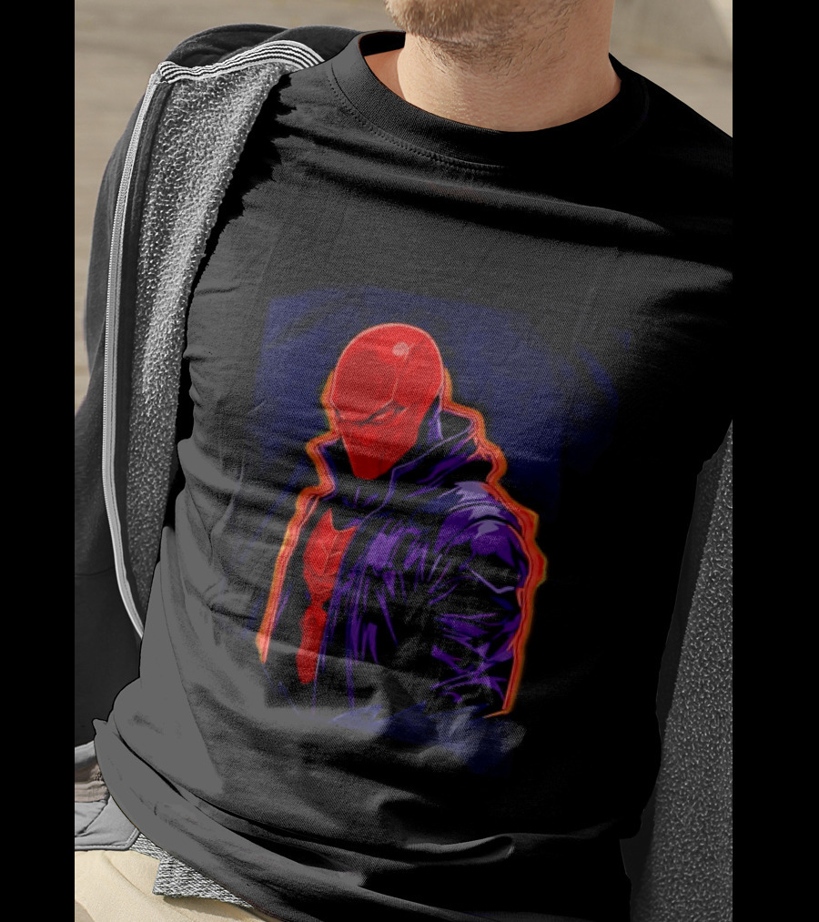 Red Hood Jason Todd DC Comics Vigilante Masked Hero T-Shirt