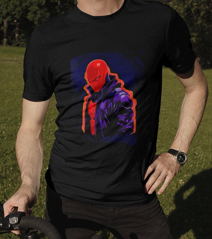 Red Hood Jason Todd DC Comics Vigilante Masked Hero T-Shirt
