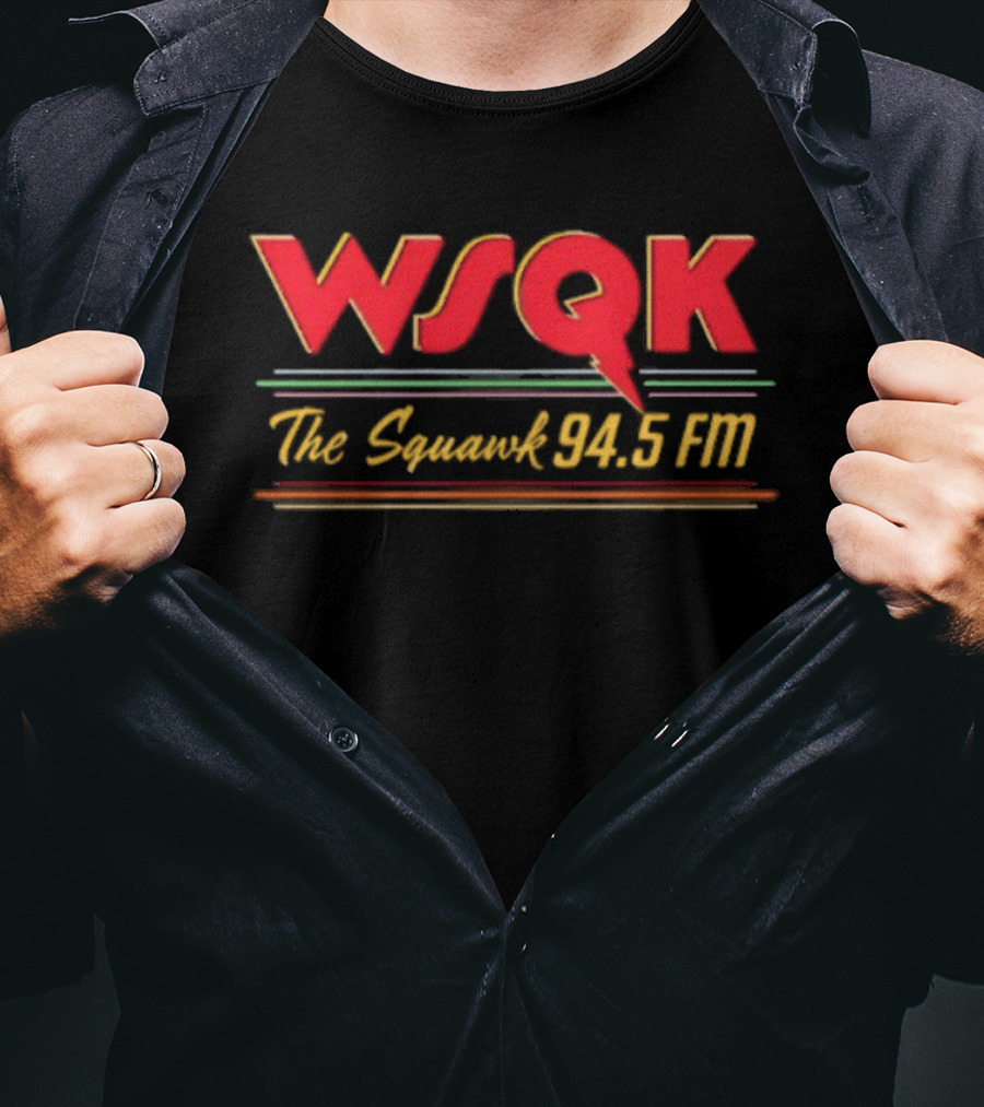 WSQK The Squawk 94.5 FM Stranger Things 84 T-Shirt