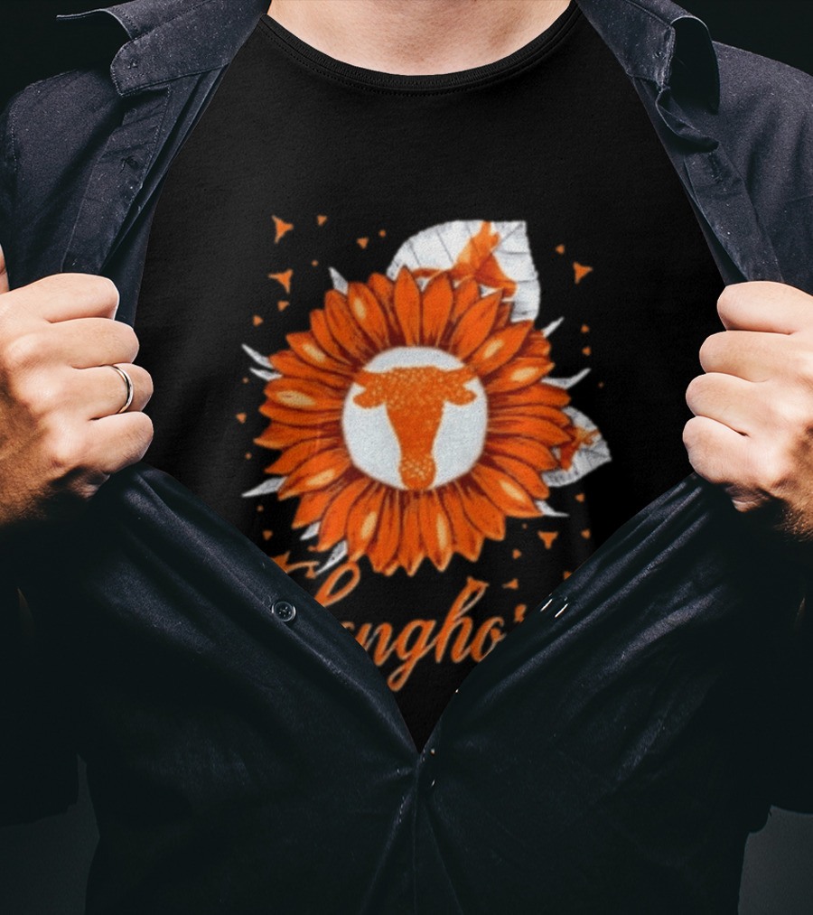 Sunflower Texas Longhorns Football Longhorns T-Shirt