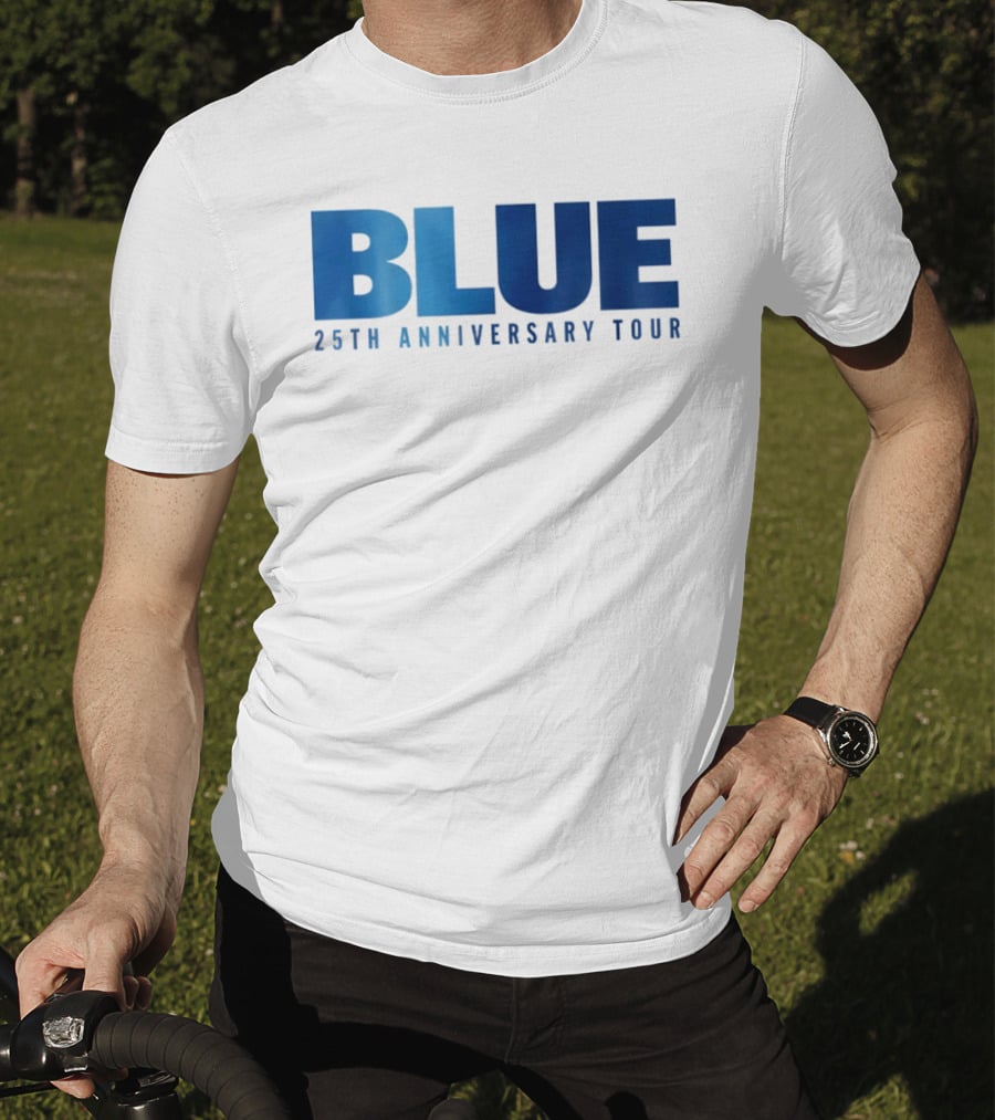Blue 25th Anniversary Tour Music Concert Celebration T-Shirt