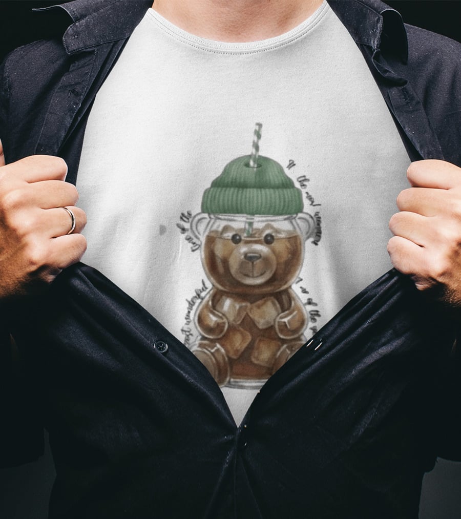 Starbucks Bear Cold Coffee Christmas 2023 Edition T-Shirt
