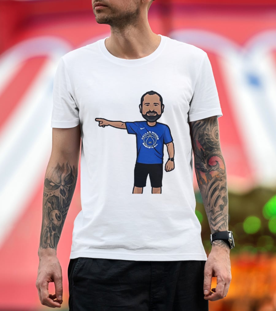 Dallas Wings Basketball Coach Jose Fernandez Classic Nike T-Shirt