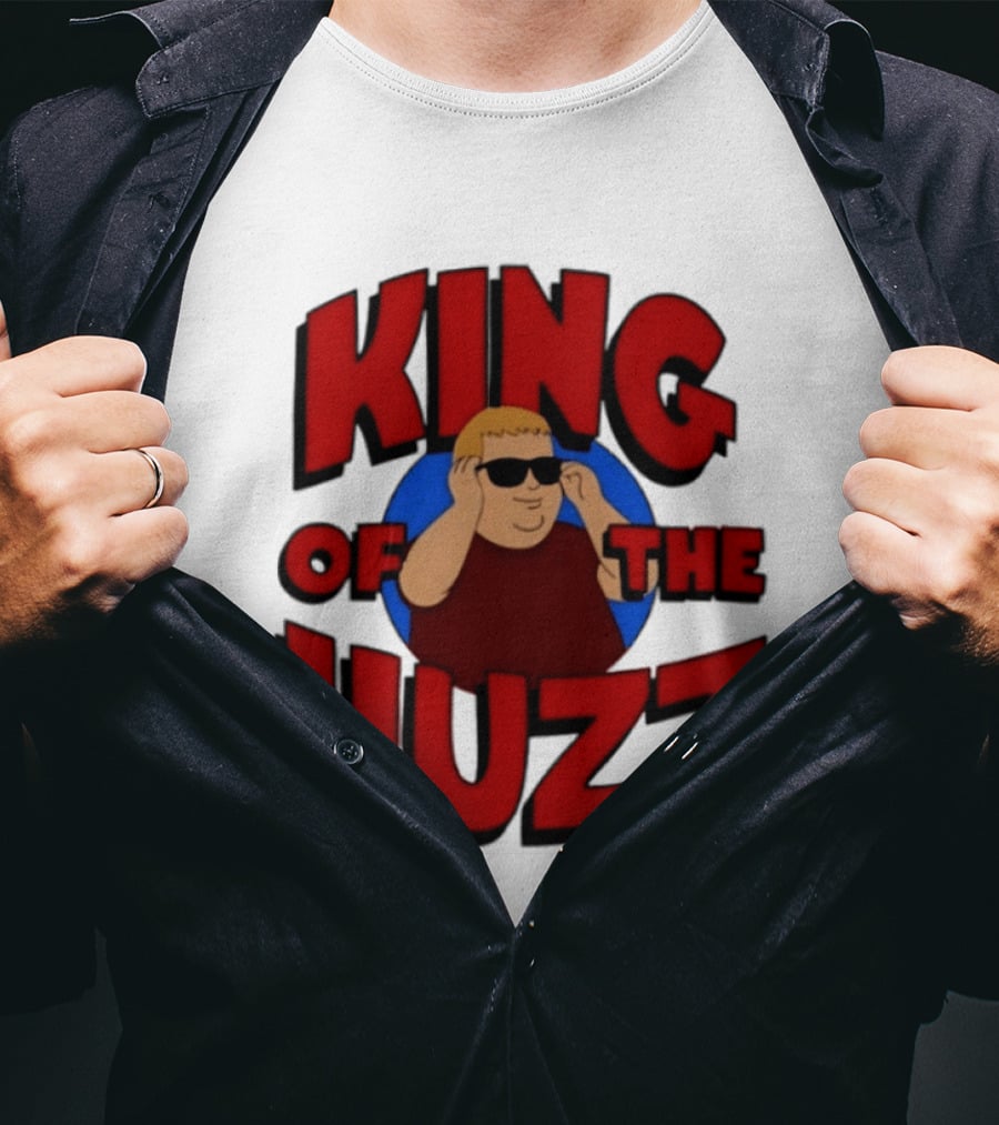 King Of The Huzz Iconic Retro Humor Vibe T-Shirt