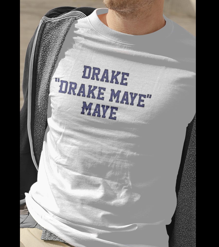 Drake "Drake Maye" Maye Classic New England Patriots Football T-Shirt