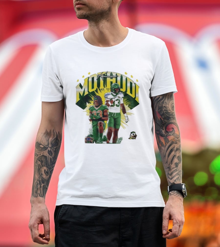 Kamar Mothudi Oregon Ducks Linebacker 33 Football Player T-Shirt
