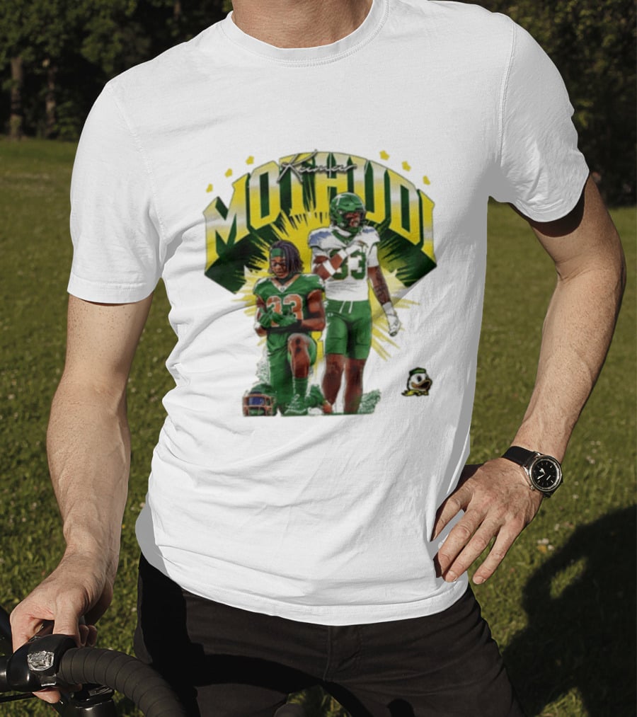 Kamar Mothudi Oregon Ducks Linebacker 33 Football Player T-Shirt