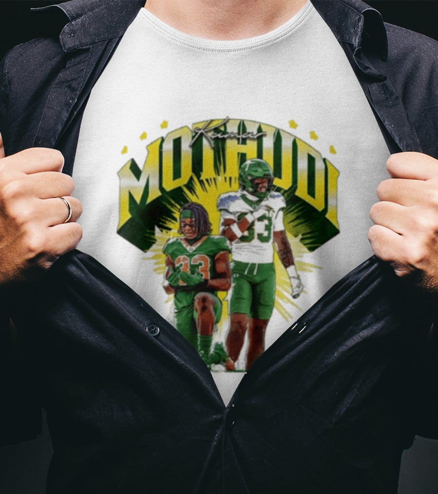 Kamar Mothudi Oregon Ducks Linebacker 33 Football Player T-Shirt