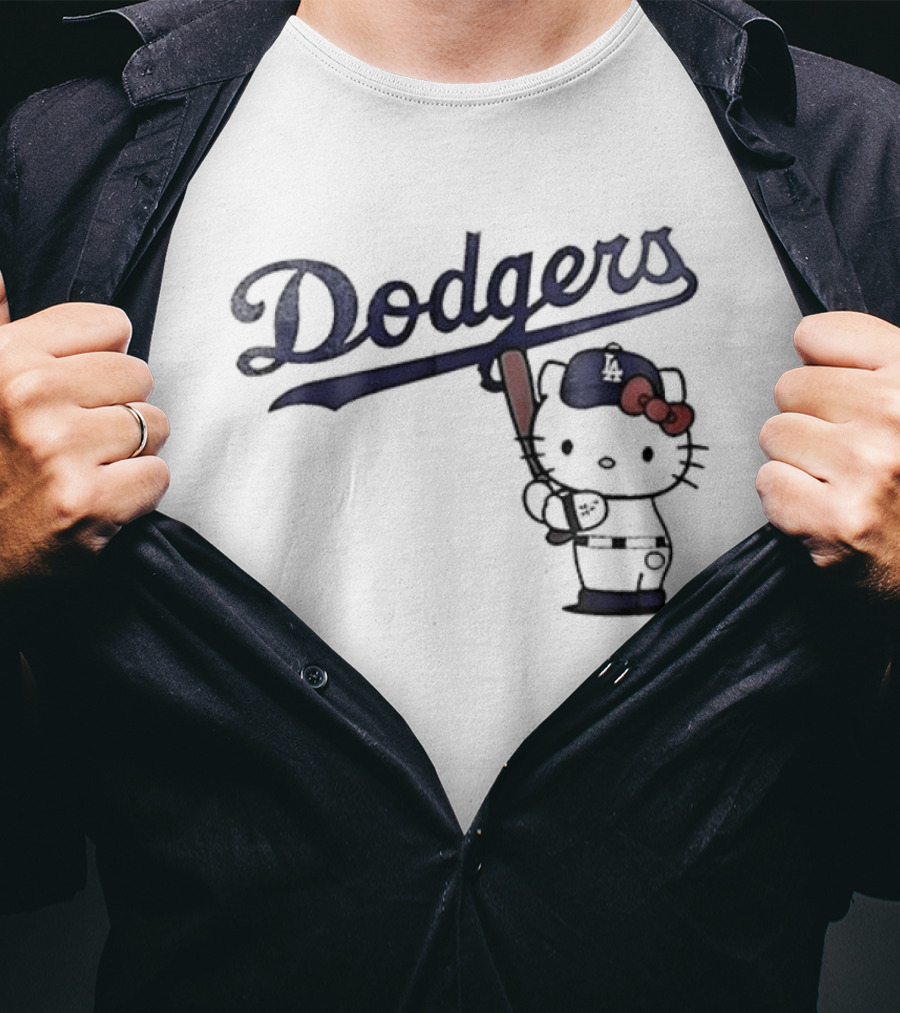 Dodgers Hello Kitty Baseball Collaboration 2026 T-Shirt