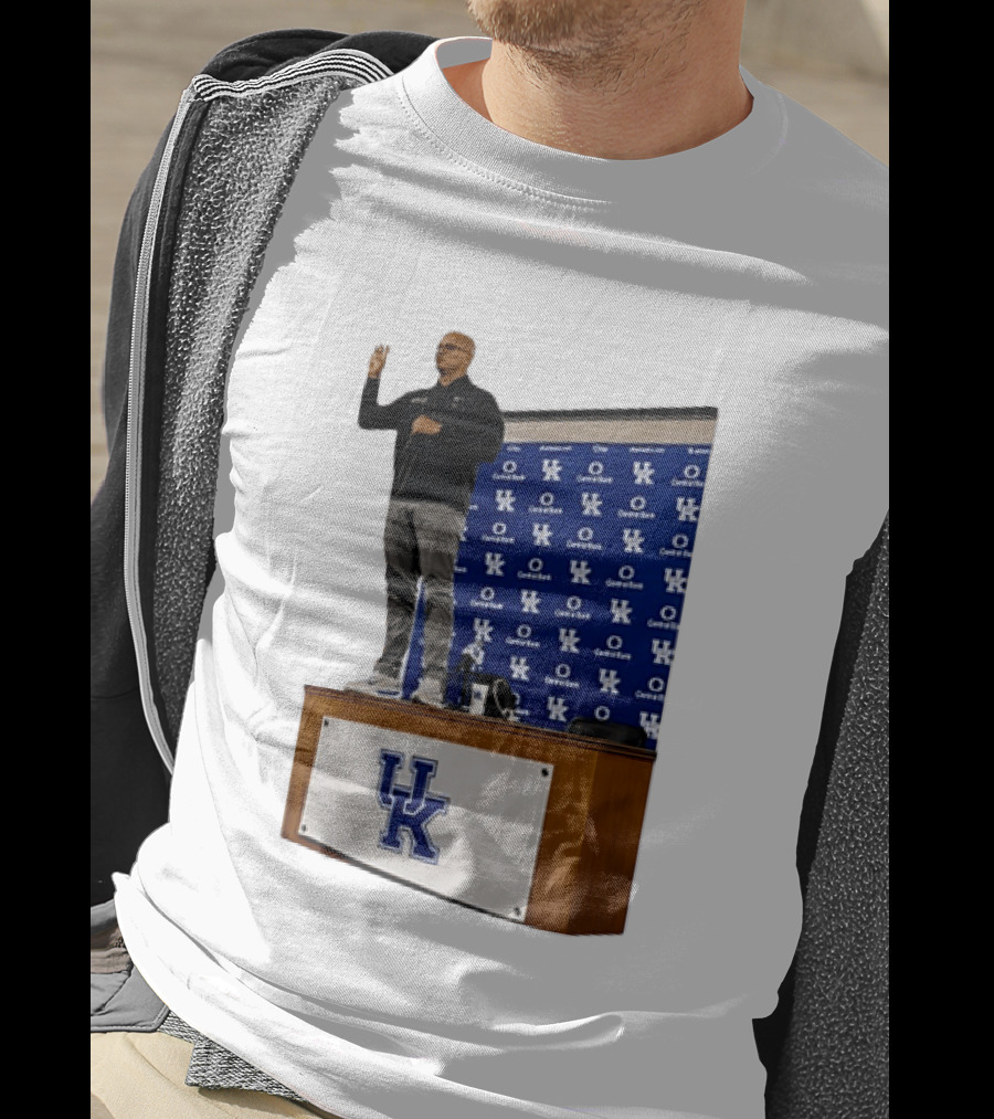 Mark Pope UK Wildcats Kentucky Basketball Coach Press Conference T-Shirt