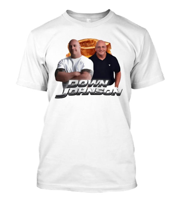 Dwayne Johnson Down Johnson Sandwich Image With Two Bald Men T-Shirt