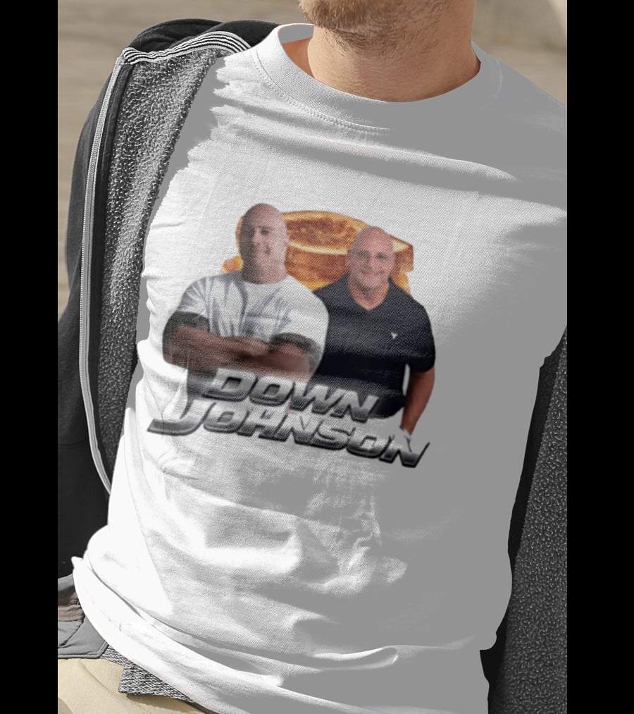 Dwayne Johnson Down Johnson Sandwich Image With Two Bald Men T-Shirt