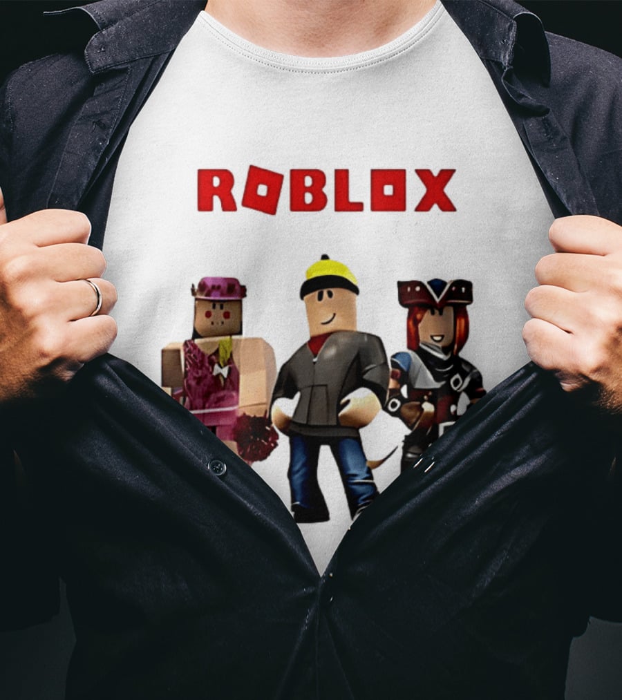 Roblox Cartoon Characters Game Adventure T-Shirt