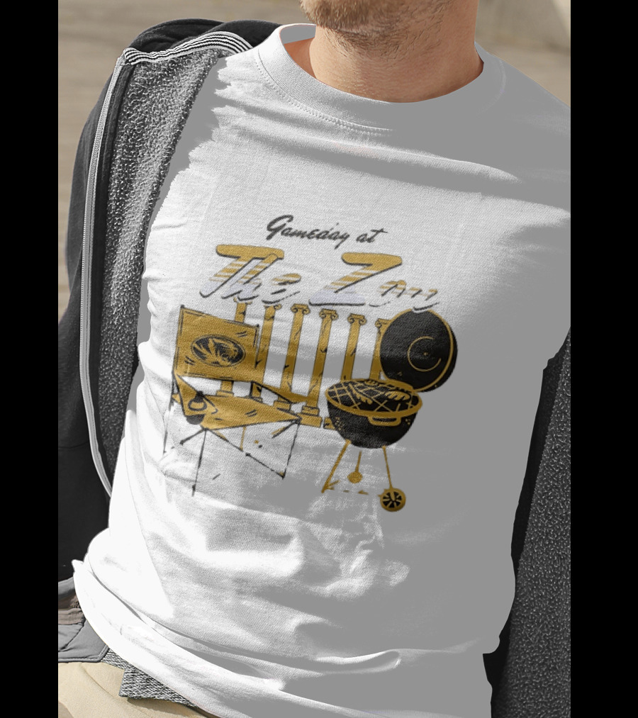 Missouri Tigers Gameday Tailgate At The Zou Football Grill Chair T-Shirt
