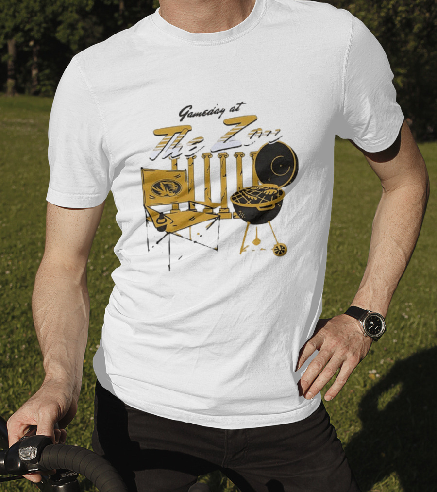 Missouri Tigers Gameday Tailgate At The Zou Football Grill Chair T-Shirt
