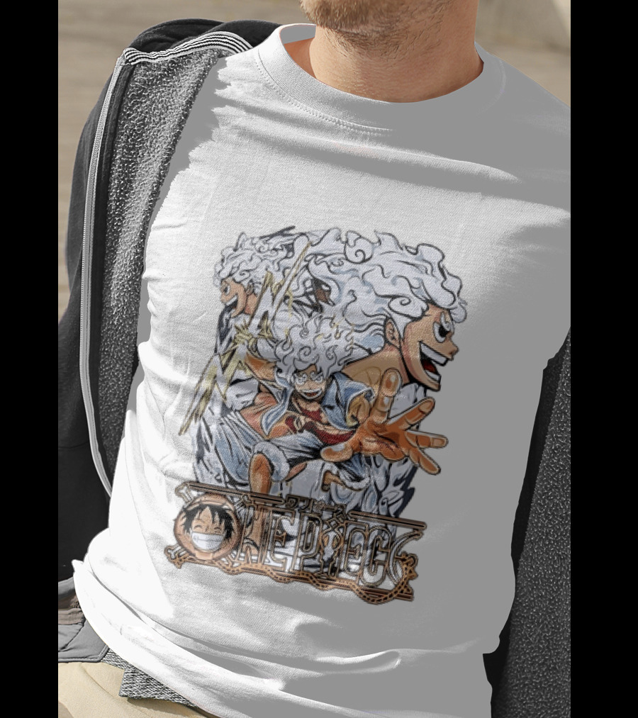 Monkey D Luffy Gear Five One Piece Anime Manga Adventure T-Shirt