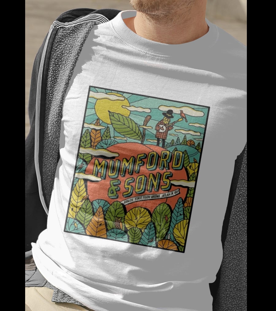 Mumford & Sons State Farm Arena Atlanta GA Concert 9/10/26 Sun Nature T-Shirt