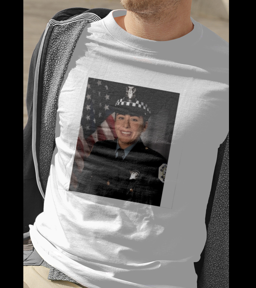 Never Forget Chicago Police Department Ella French Memorial Officer T-Shirt