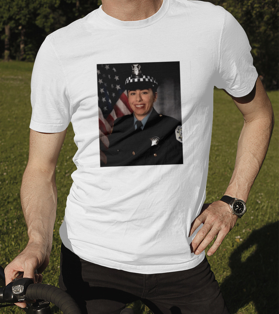 Never Forget Chicago Police Department Ella French Memorial Officer T-Shirt