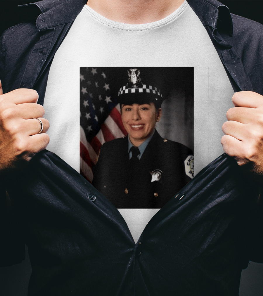 Never Forget Chicago Police Department Ella French Memorial Officer T-Shirt