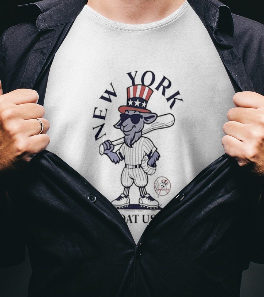 New York Yankees Goat USA Uncle Sam T-Shirt