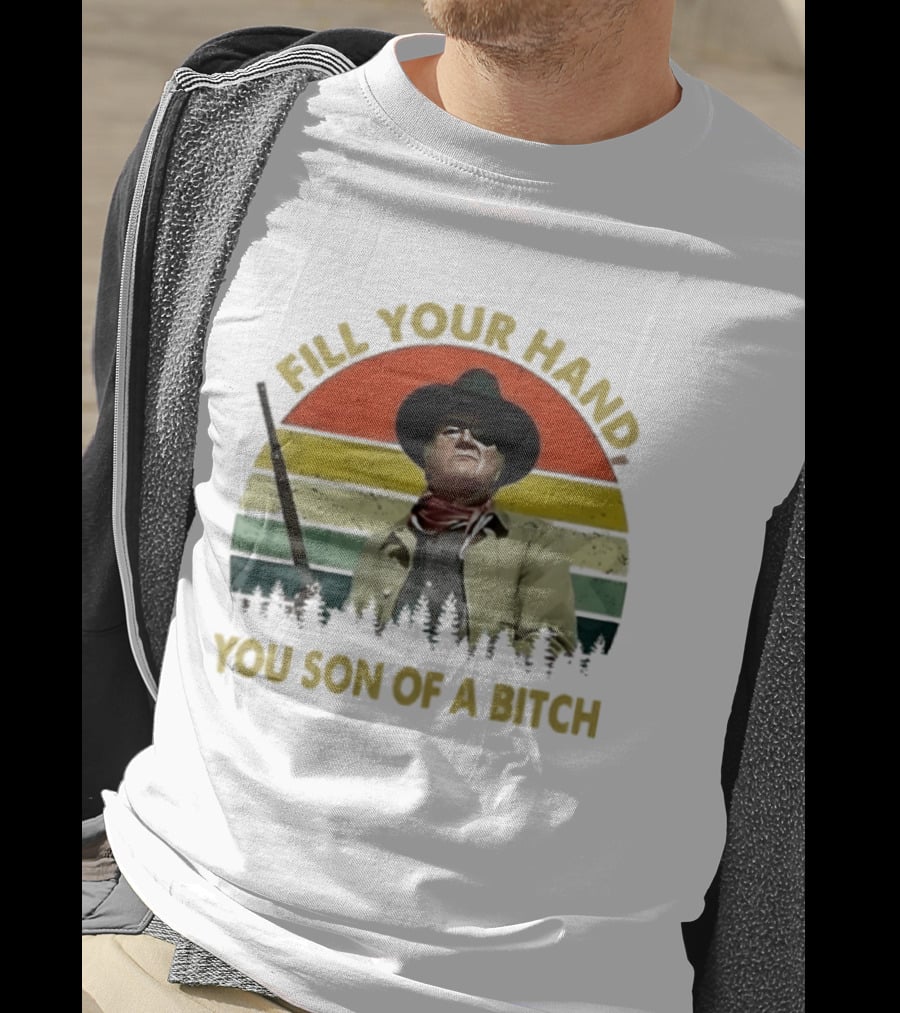 John Wayne The Duke Fill Your Hand Vintage Western T-Shirt