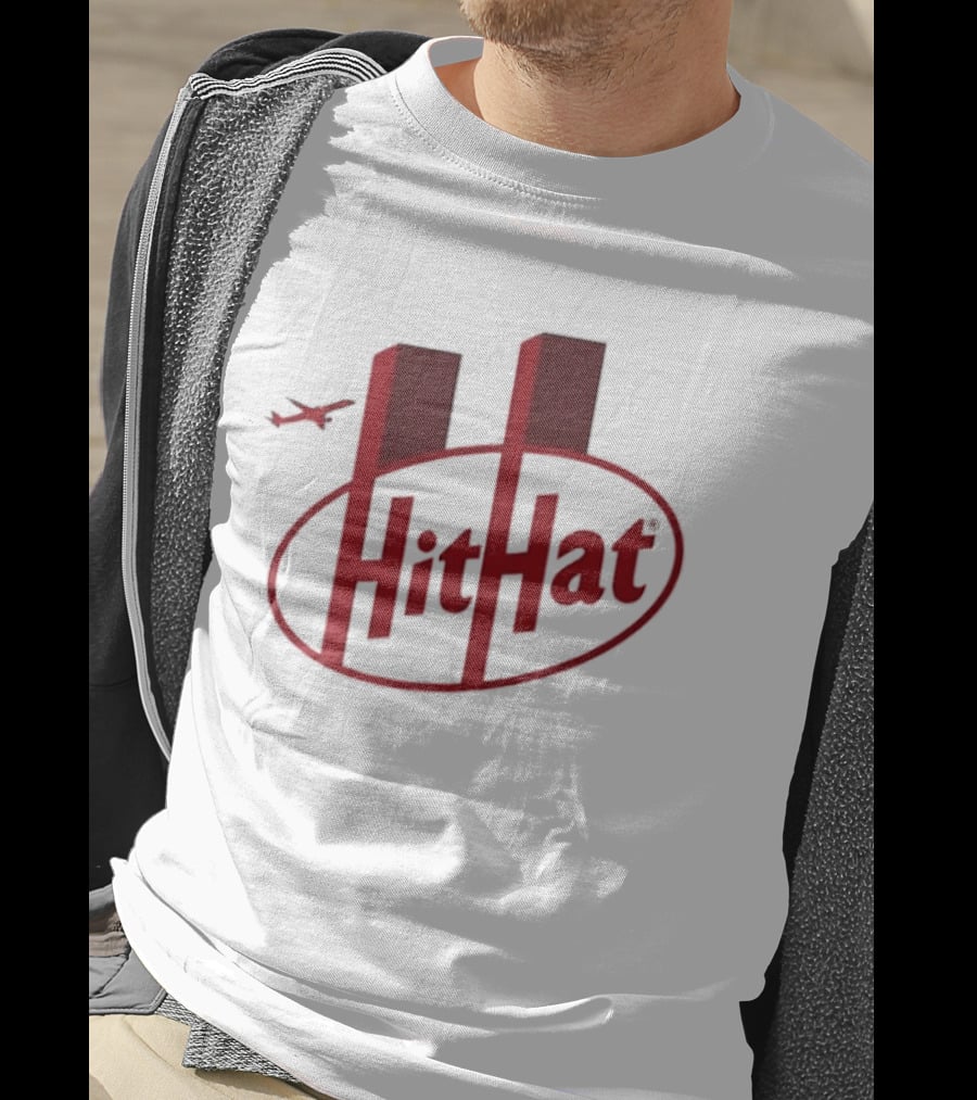 Hit Hat Twin Towers Incident Airplane T-Shirt