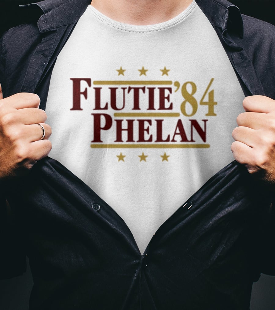 Flutie Phelan 84 Legends For President Trending Doug Flutie And Gerard Phelan T-Shirt