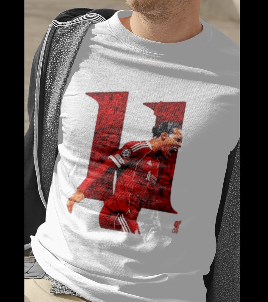 Virgil Van Dijk Liverpool Fifpro World 11 Champions League Star T-Shirt
