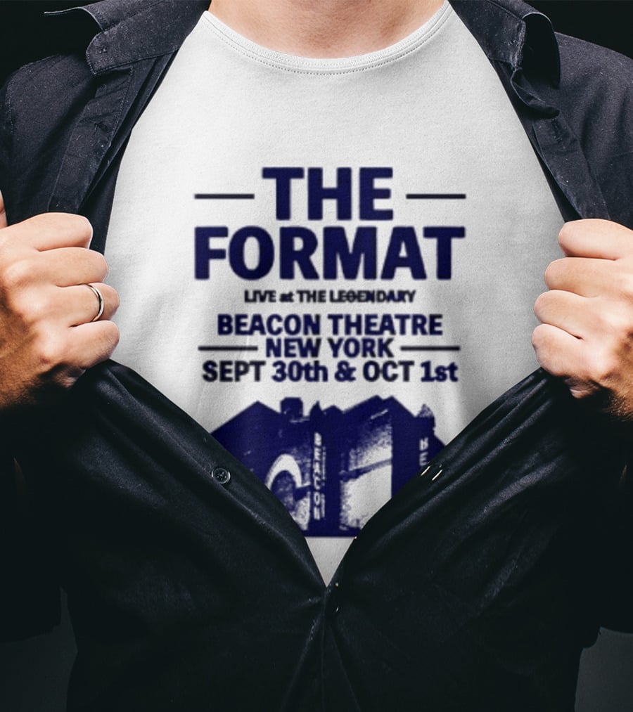 The Format Live At The Legendary Beacon Theatre New York Sept 30th & Oct 1st T-Shirt