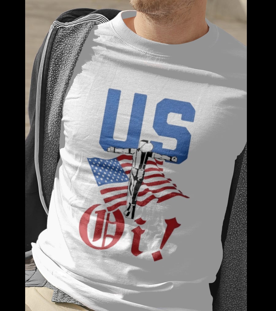 US Oi American Flag Punk Rock Skinhead Culture T-Shirt