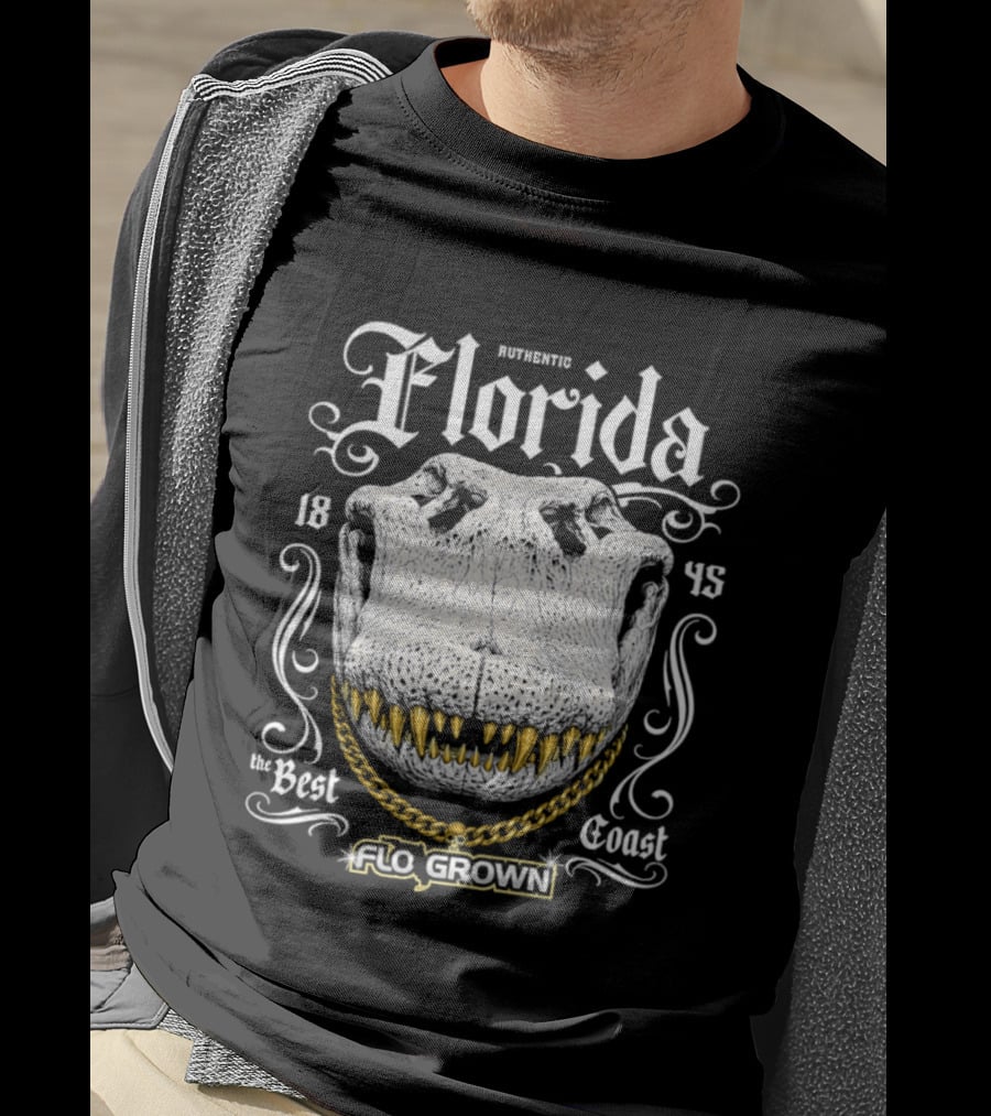 Authentic Florida 1845 Best Coast Flo Grown Alligator T-Shirt