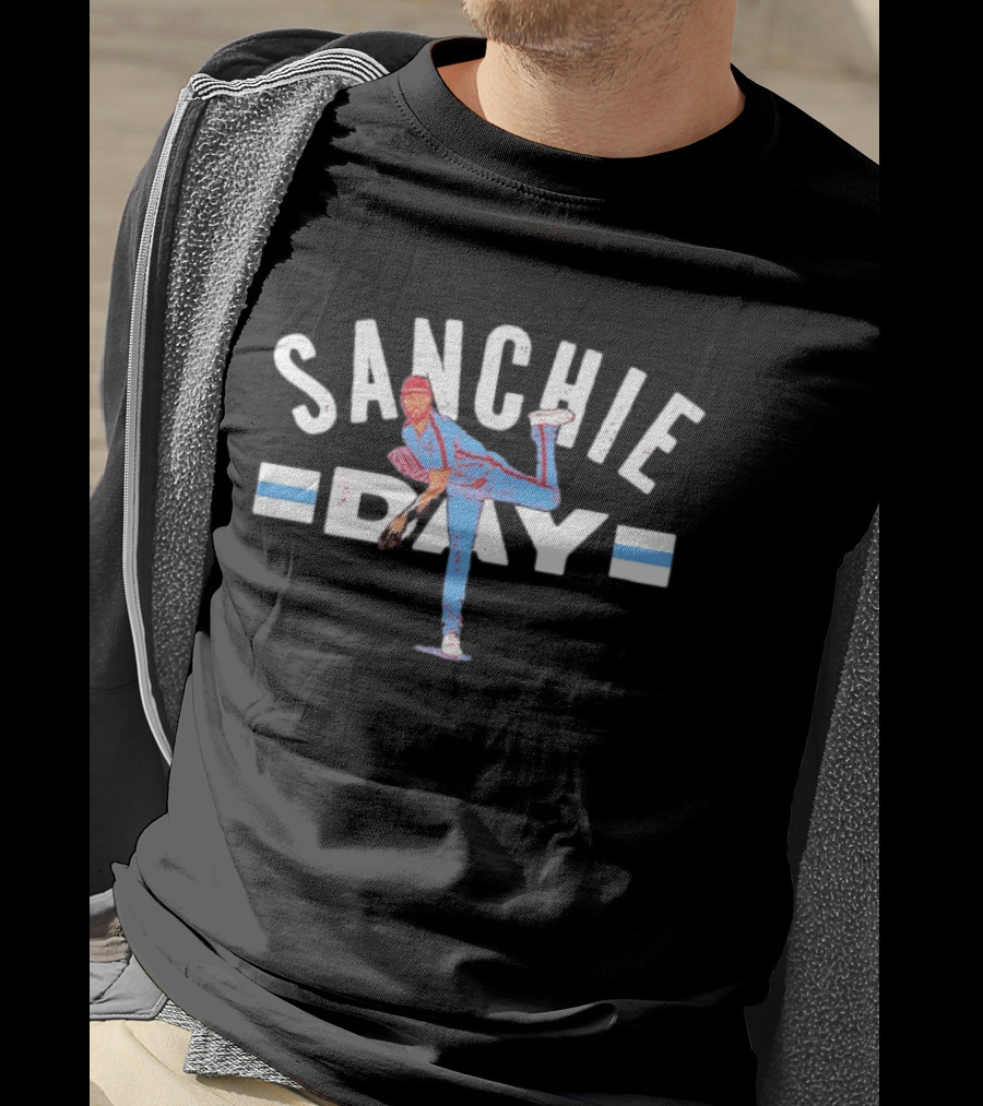 Sanchie Day Philadelphia Phillies Throwing Position T-Shirt