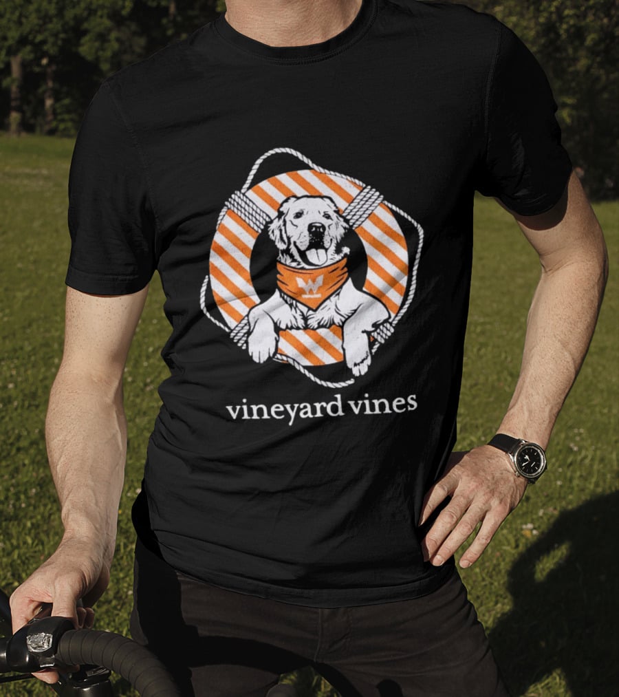 Vineyard Vines Golden Retriever Life Preserver T-Shirt