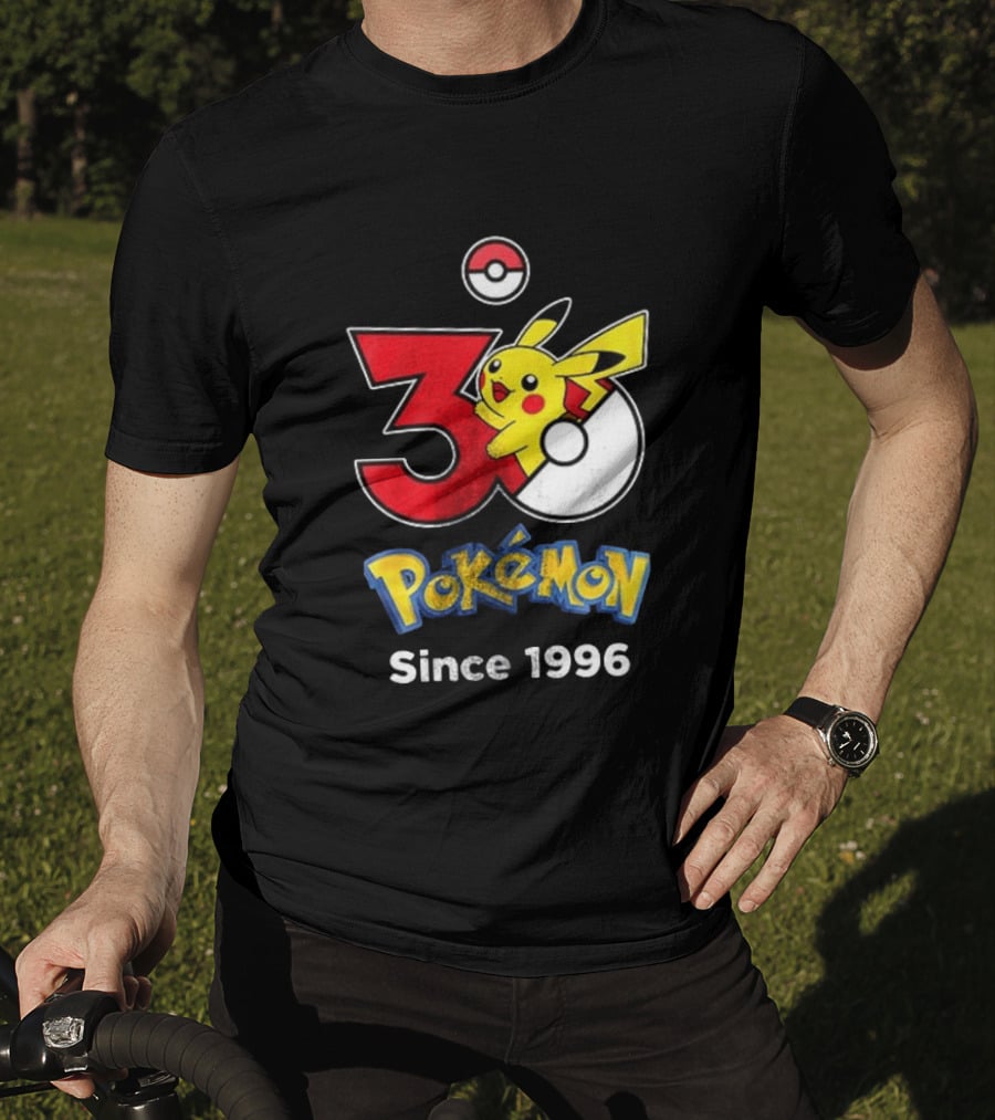 Tampa Bay Buccaneers X Pokemon 30th Anniversary Pikachu Since 1996 Celebration T-Shirt