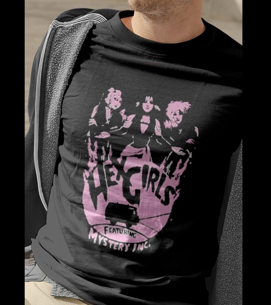 Hex Girls Featuring Mystery Inc Rock Band Collaboration T-Shirt