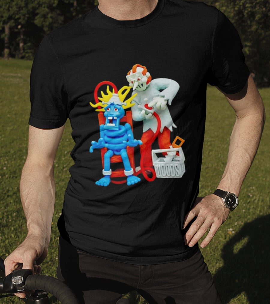Friday The 13th Jason Voorhees Electrocution Scene Woods T-Shirt