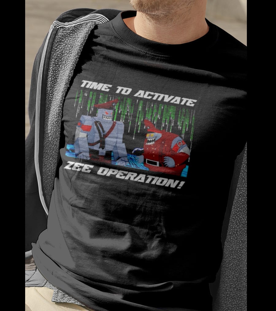 Time To Activate Zee Operation Robot Soldiers T-Shirt