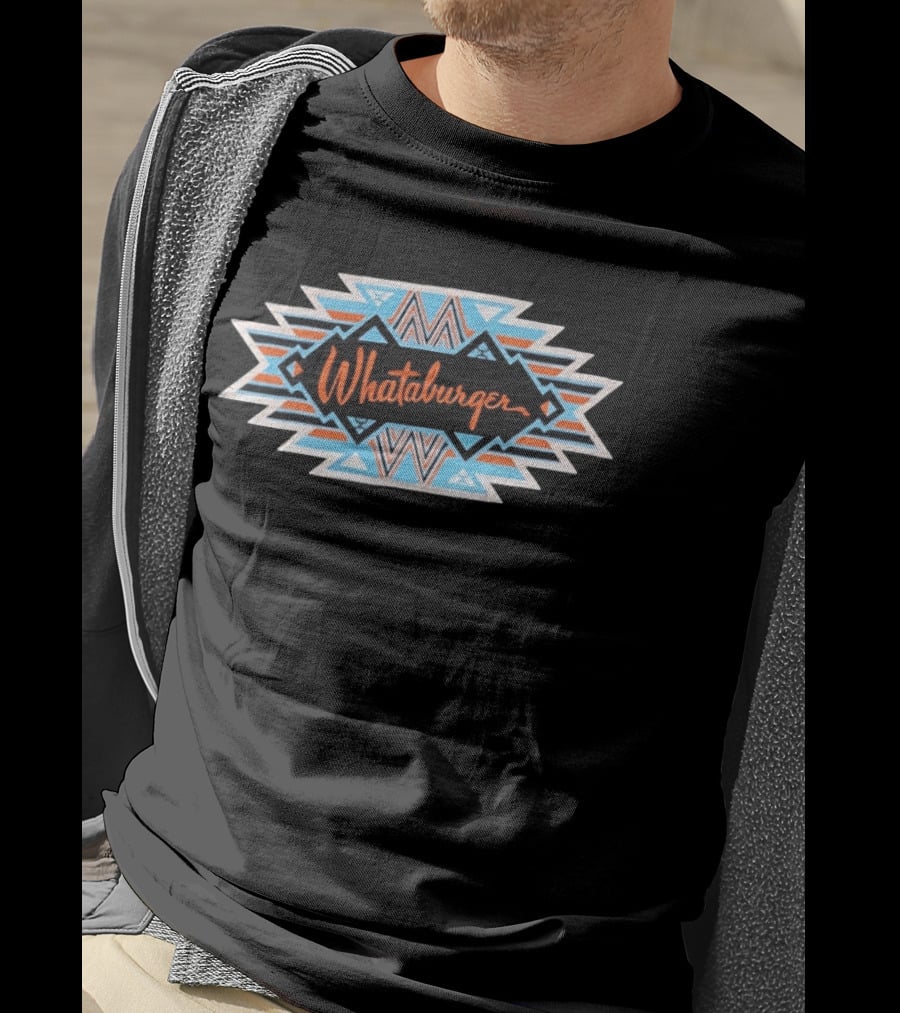 Whataburger Southwestern Tribal Geometric T-Shirt