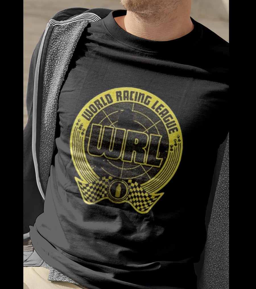World Racing League WRL Racing Checkered T-Shirt