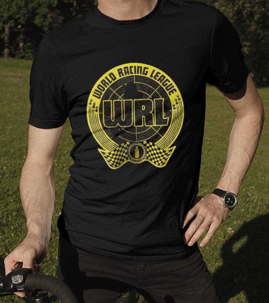 World Racing League WRL Racing Checkered T-Shirt
