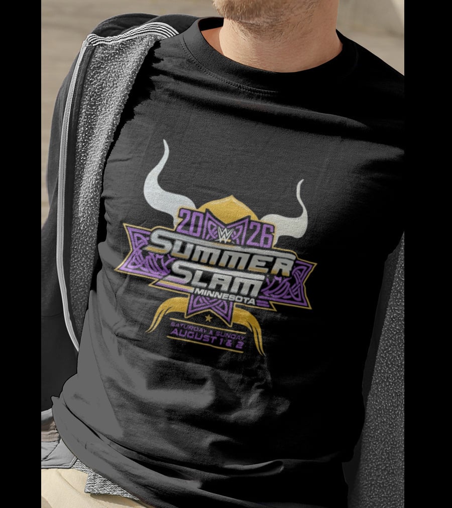 WWE SummerSlam 2026 Minnesota Saturday Sunday August 1 2 T-Shirt