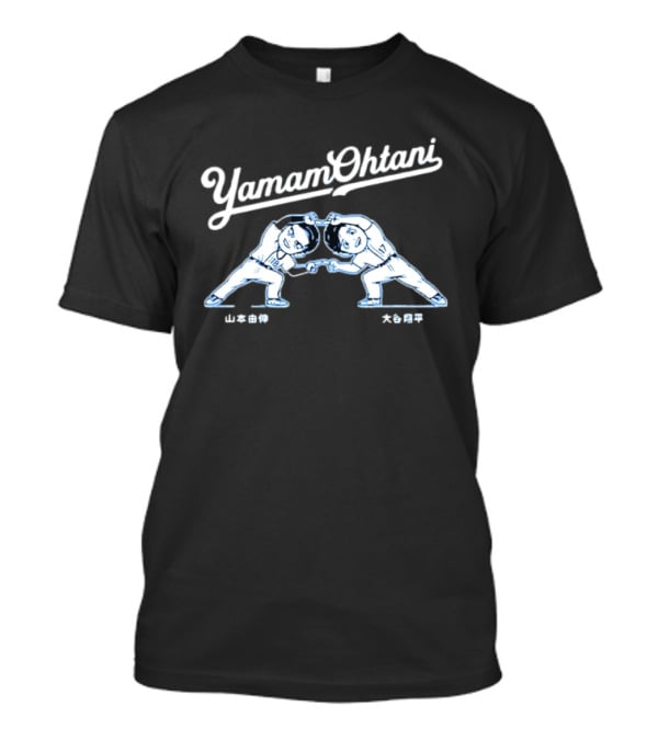 Yamamoto Ohtani Dodgers MLB YamamOhtani Fusion Dance T-Shirt