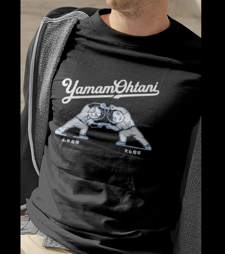 Yamamoto Ohtani Dodgers MLB YamamOhtani Fusion Dance T-Shirt