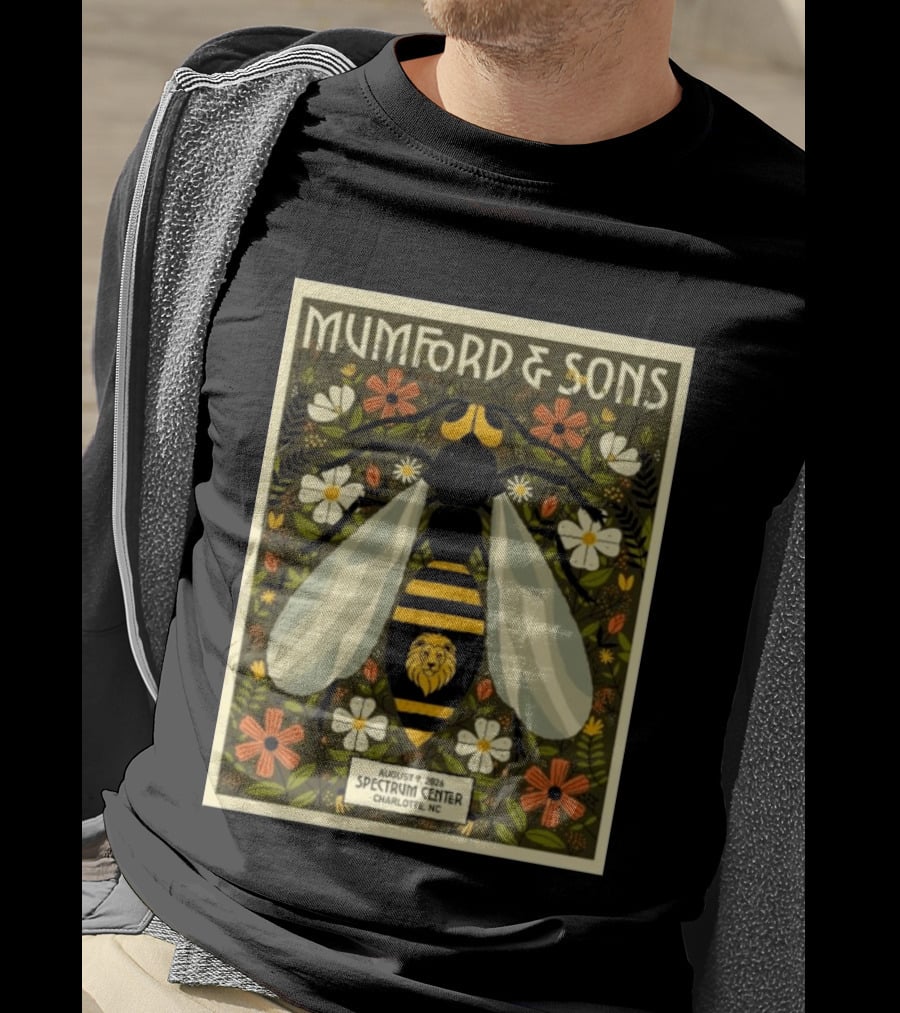Mumford And Sons Event August 9 2026 Spectrum Center Charlotte NC T-Shirt