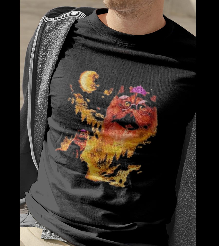 Princess Donut Cat Lover Moon Fantasy T-Shirt