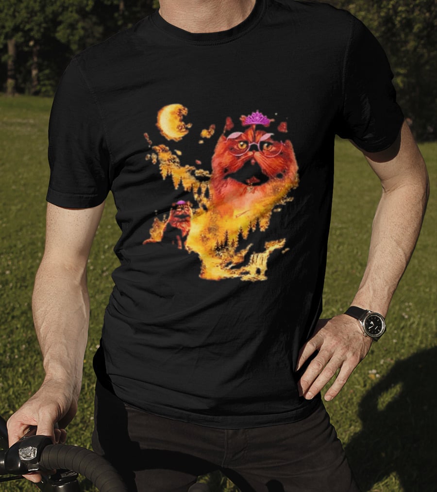Princess Donut Cat Lover Moon Fantasy T-Shirt