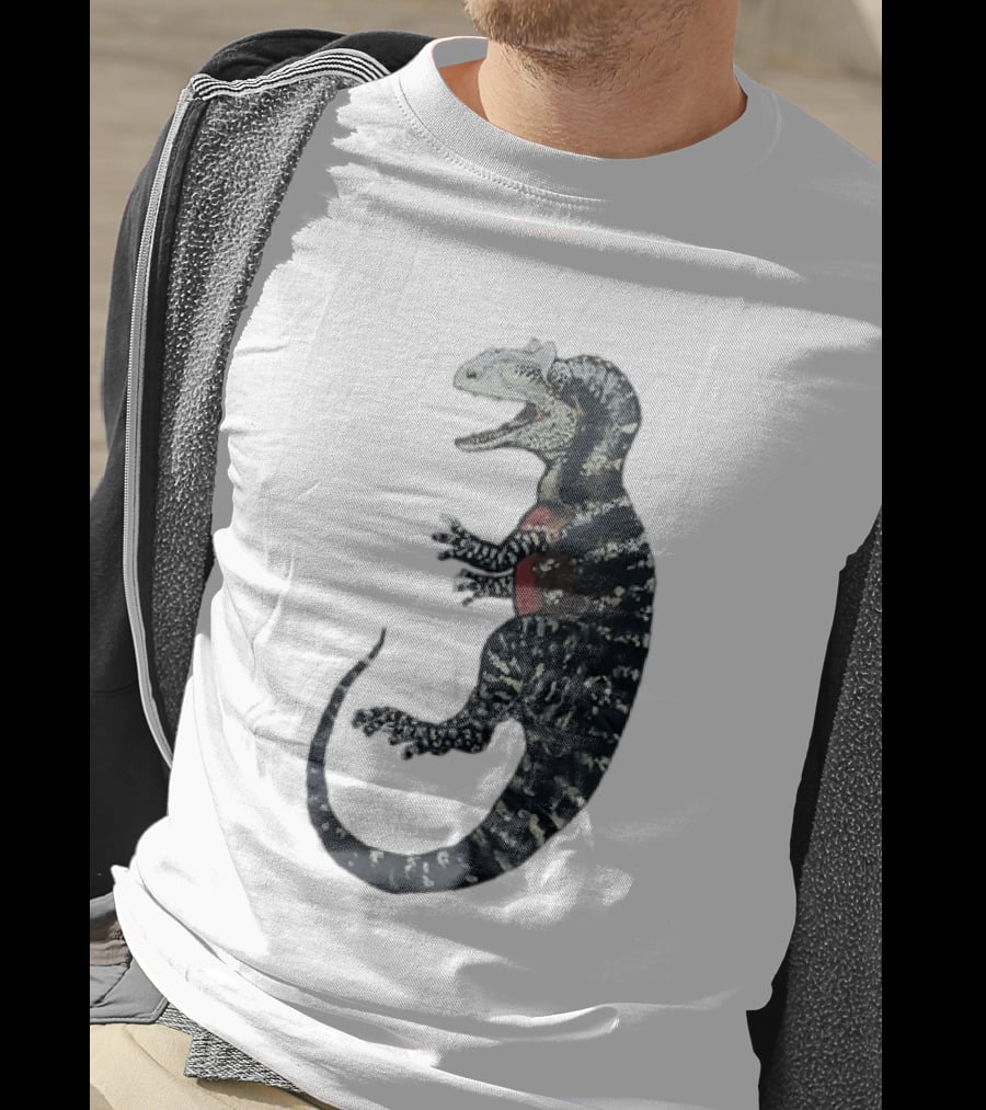 Allosaurus Dinosaur Prehistoric Paleontology Detailed Fossil T-Shirt