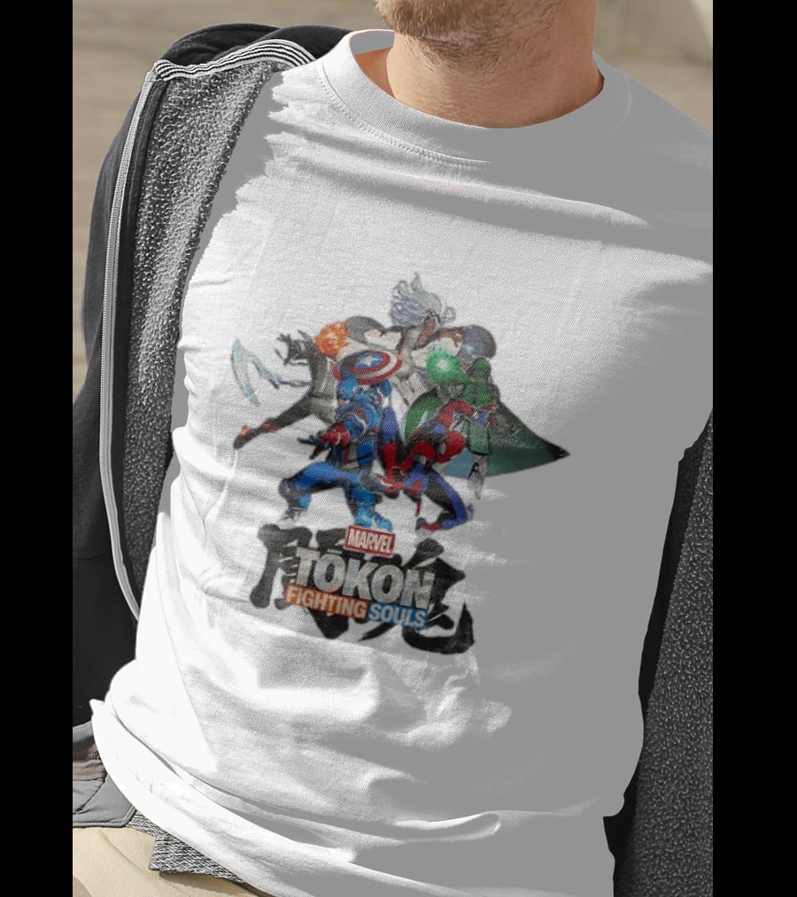 Marvel Captain America Tokon Fighting Souls T-Shirt